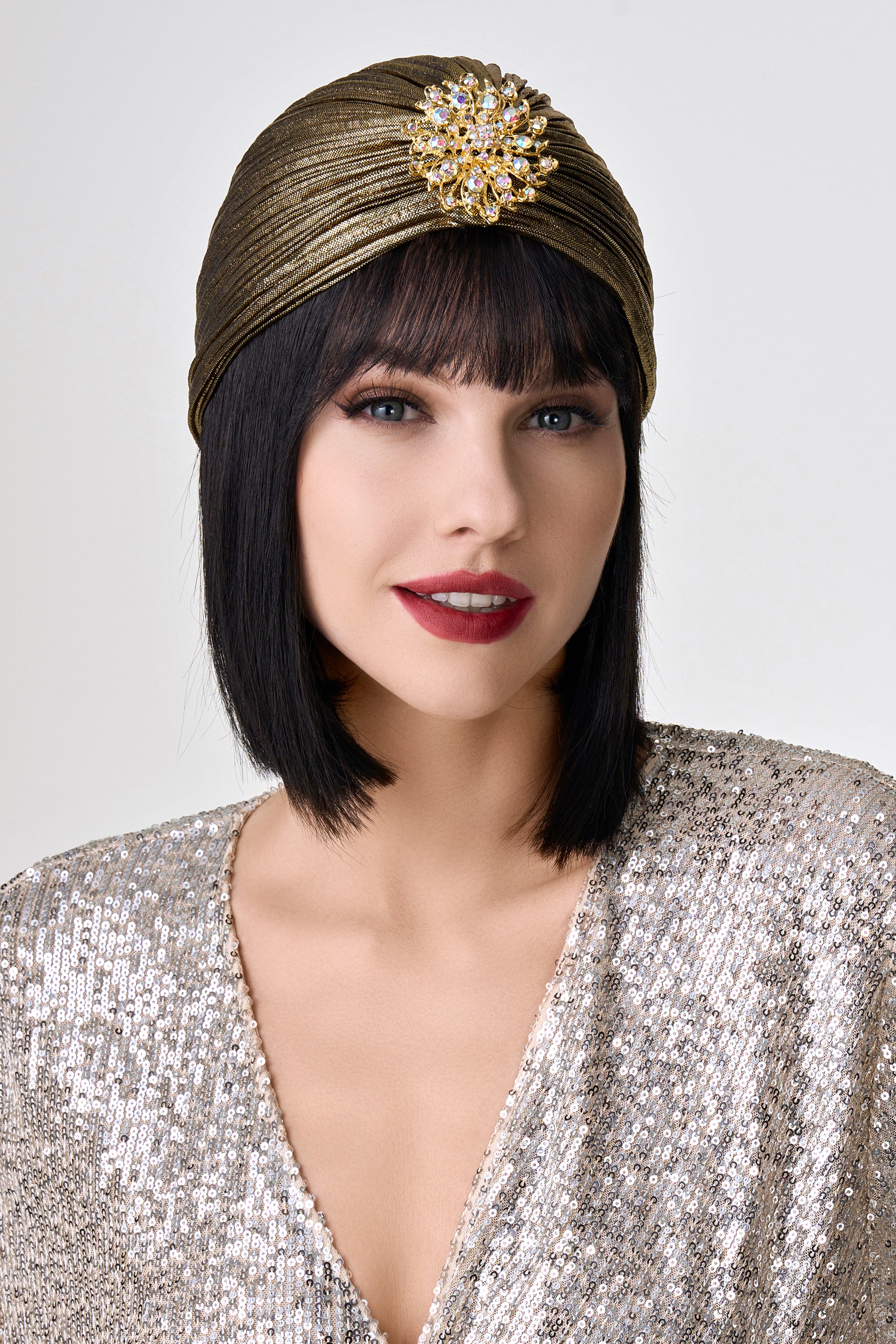 1920s-Rhinestone-Turban-Hat-Darkgold-2
