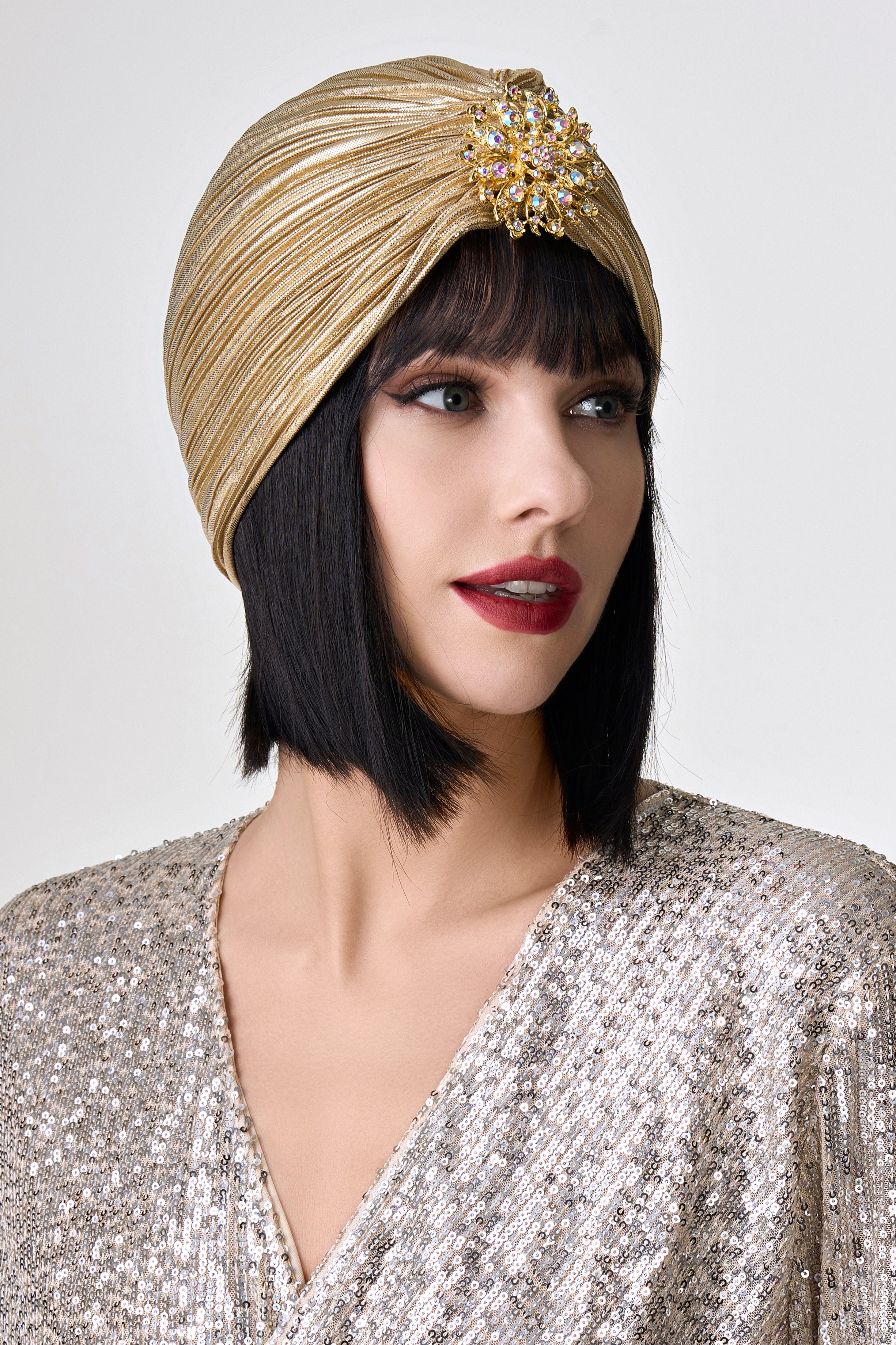 1920s-Rhinestone-Turban-Hat-Gold-3