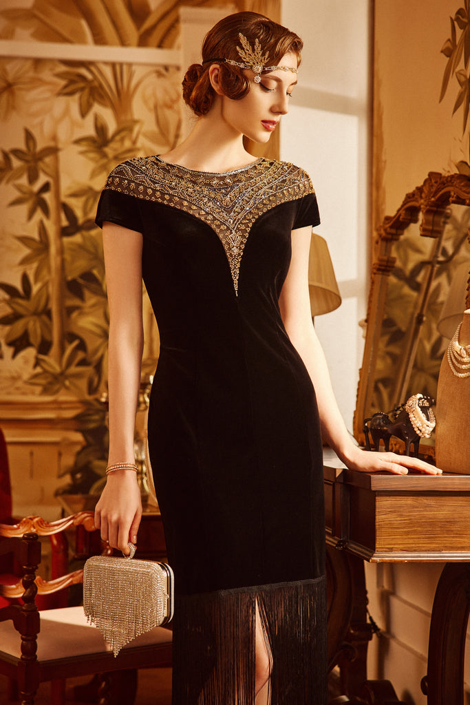 The Story of an Awakening Art Deco Evening Gown - BABEYOND