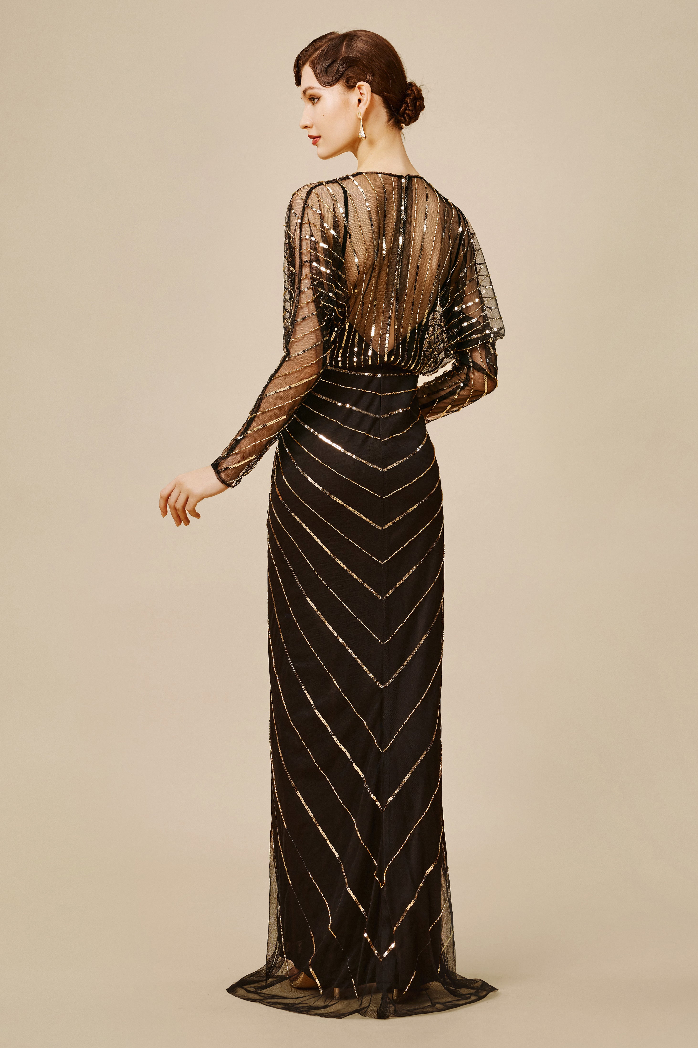 Zouzou Crystal-Encrusted Evening Gowns | Blackgold | 2