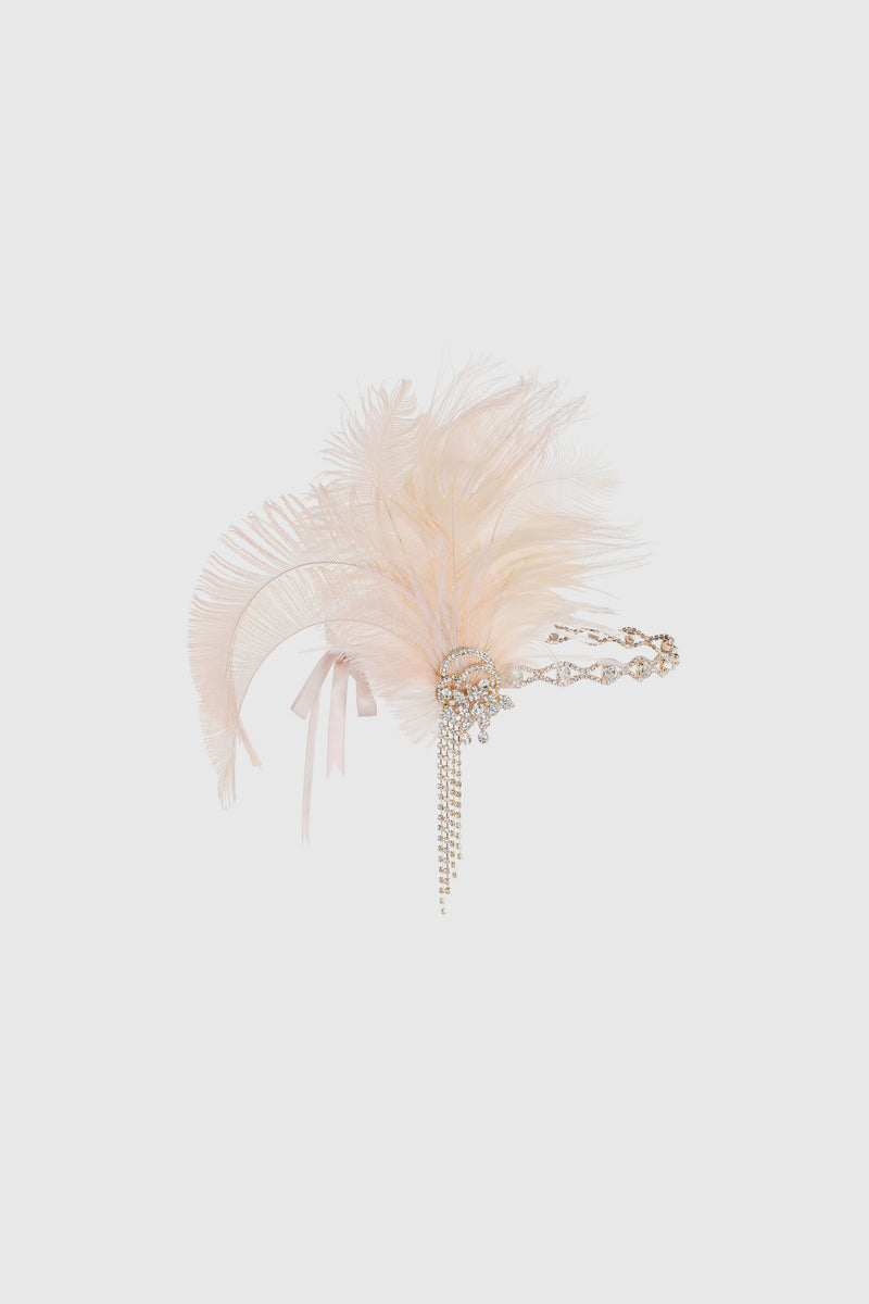 Rhinestone Chain Flapper Headband