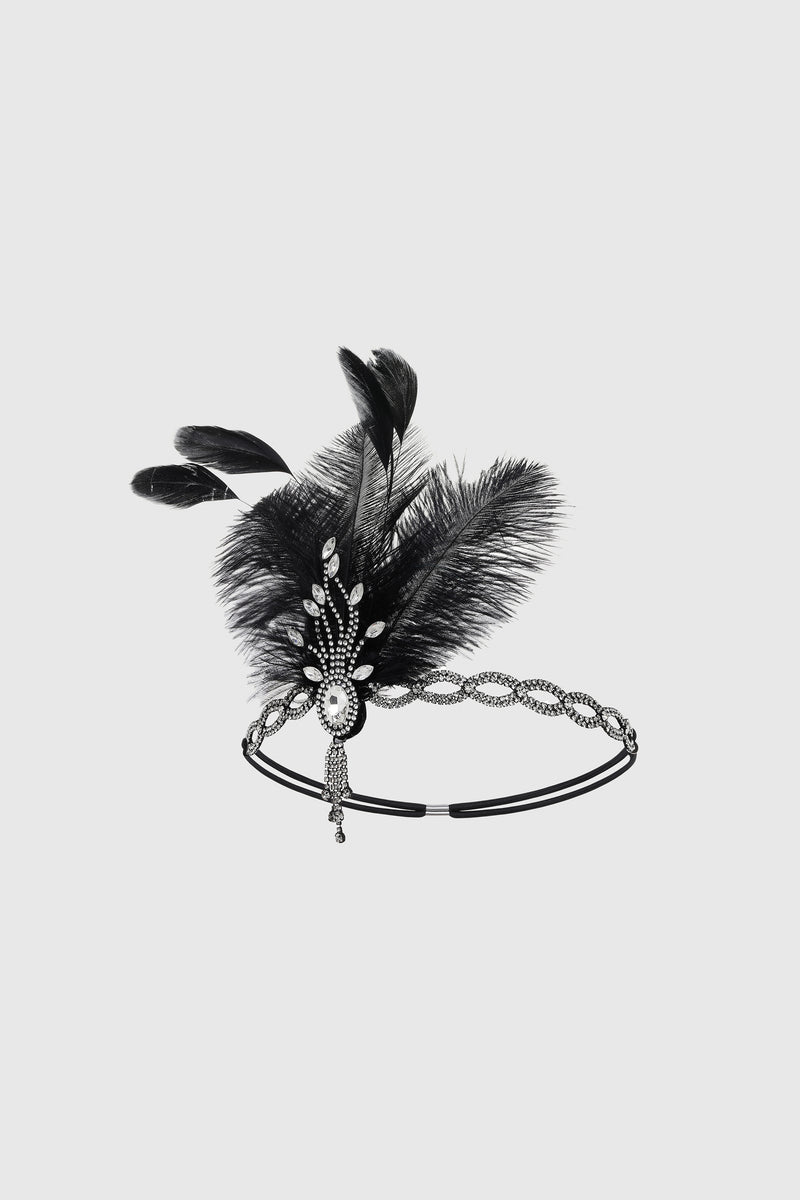 1920s feather headpiece