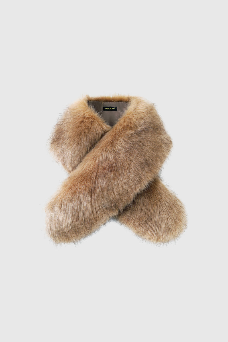 Great Gatsby Faux Fur Shoulder Collar Scarf
