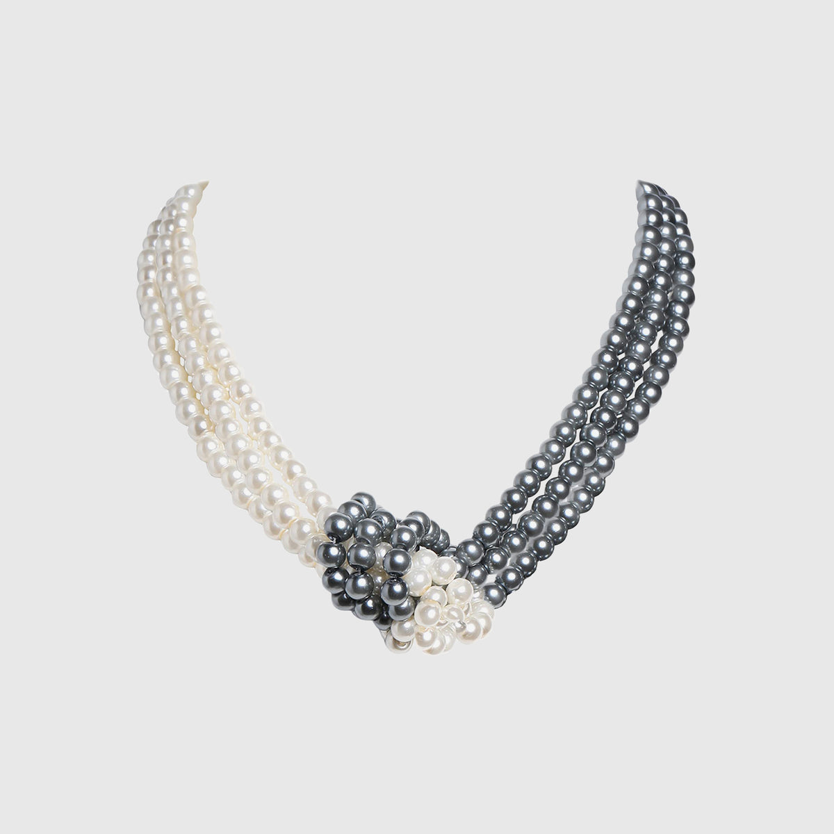 Collier Double Rang De Perles Fausses Style Flapper Années 20 - Occasion, Sans Marque, Pour Femme
