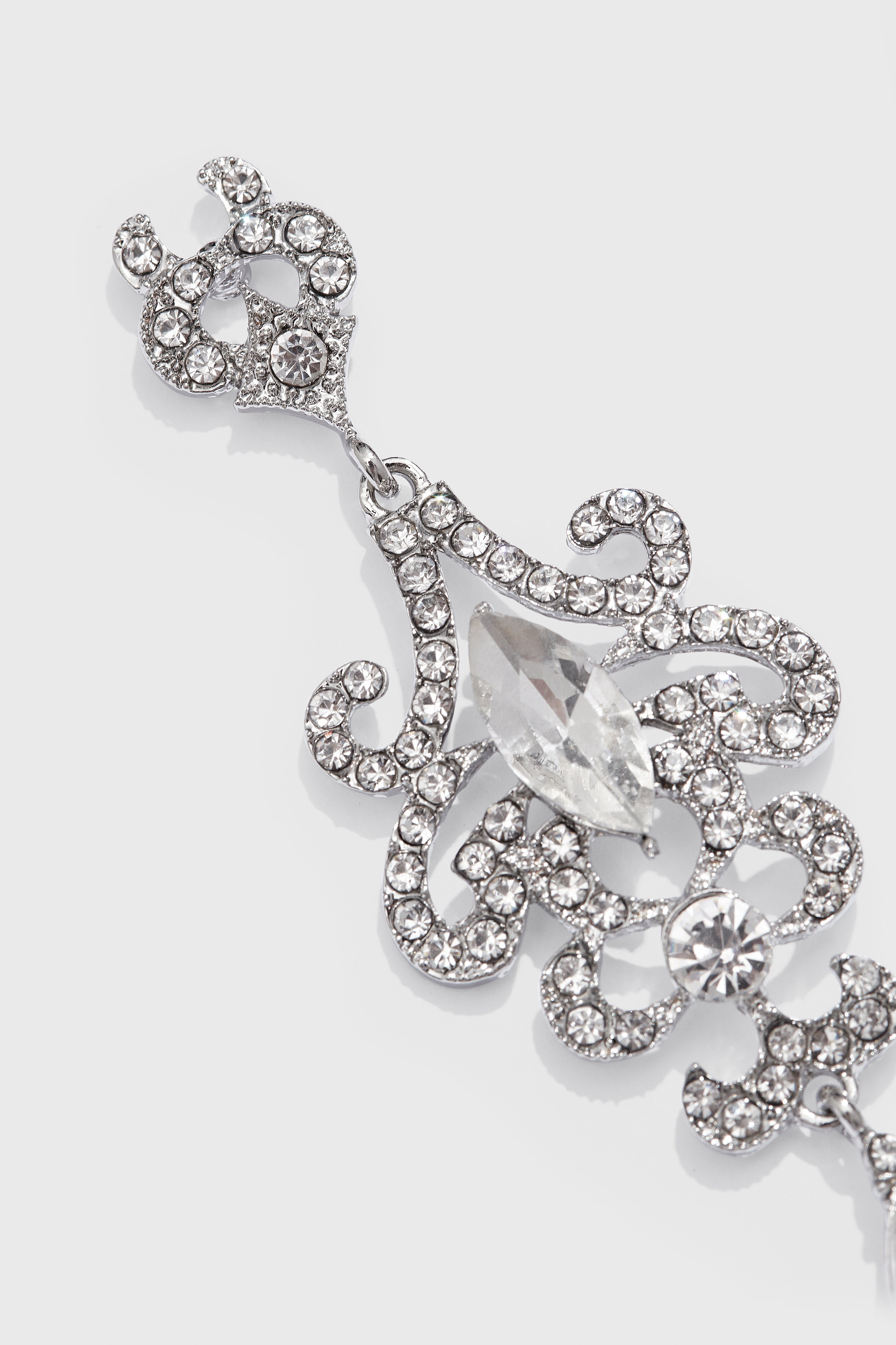 Antique Exotic Chandelier Earrings | Silver | 2