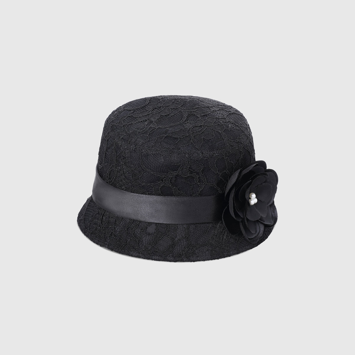 Shop Cloche Hat - Elegant Lace Floral Gatsby Hat | BABEYOND