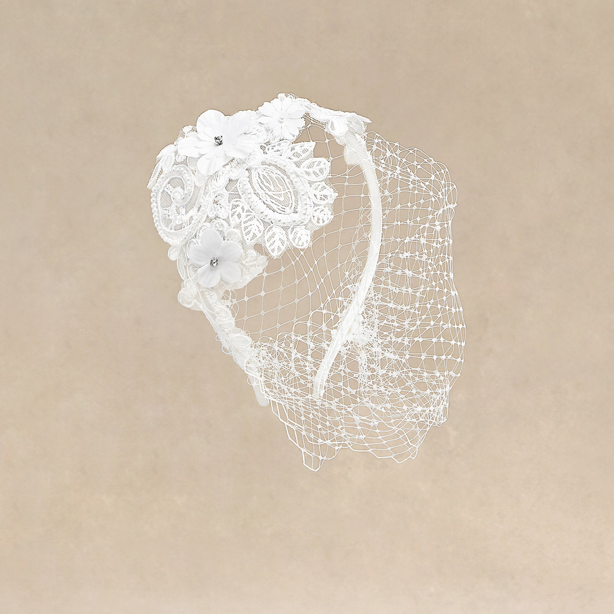 Shop Fascinator Hat - Vintage Veil Lace Cocktail Fascinator 