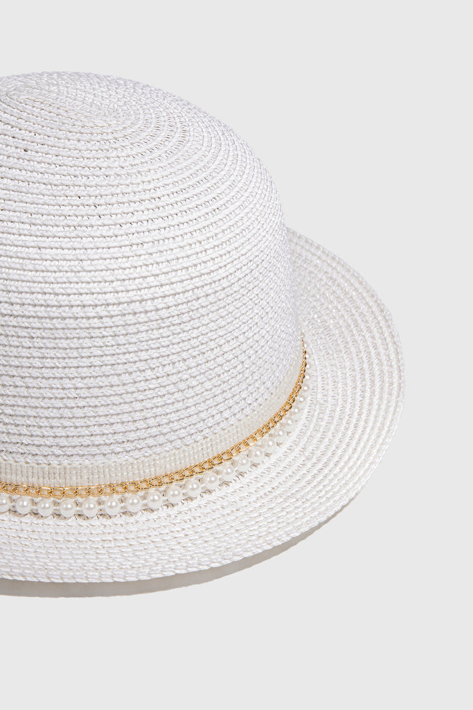 Elegant Pearl Gatsby Hat - BABEYOND