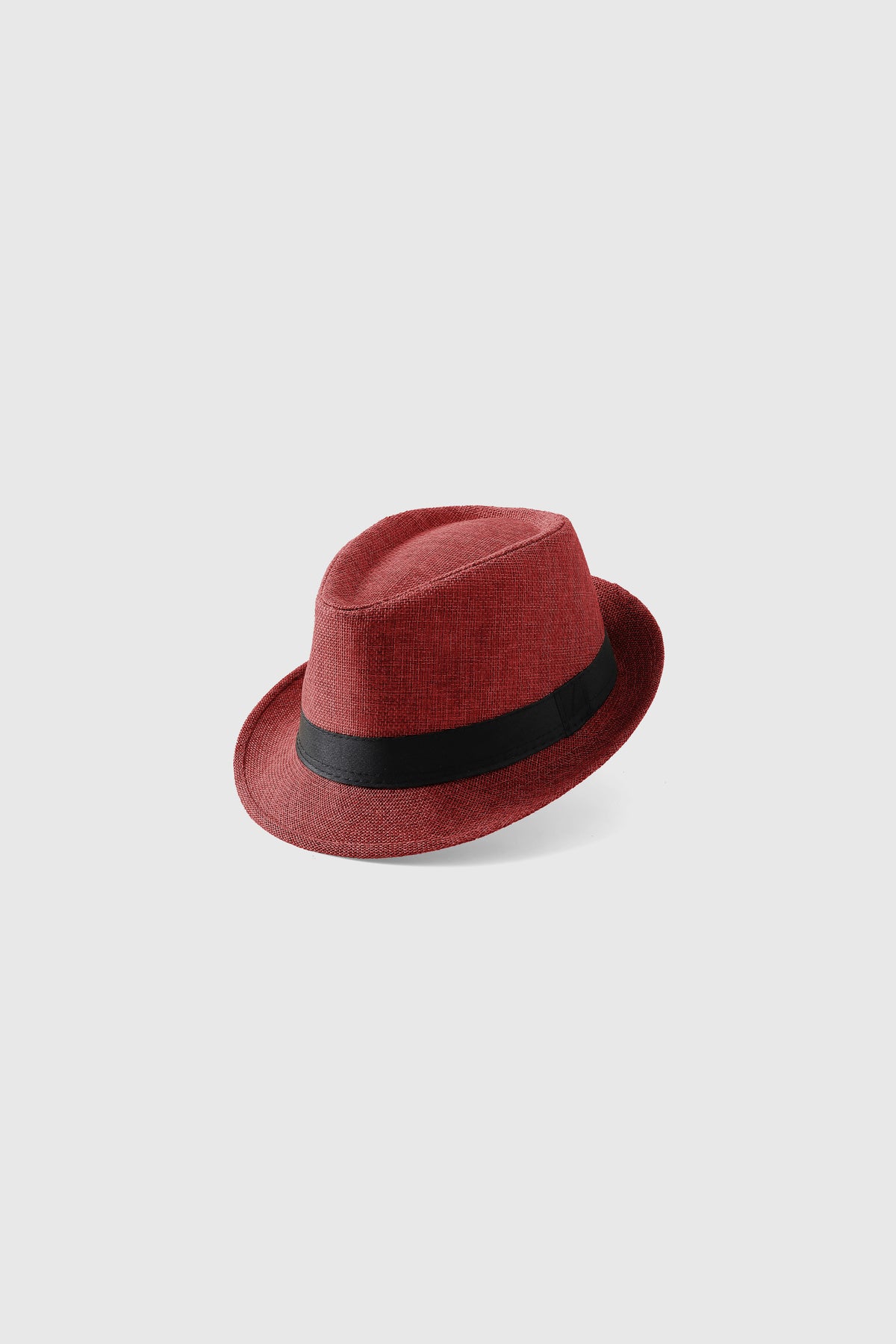 Classic Red Panama Hat. NWOT Grosgrain Trim Small Panama Hat main image 4