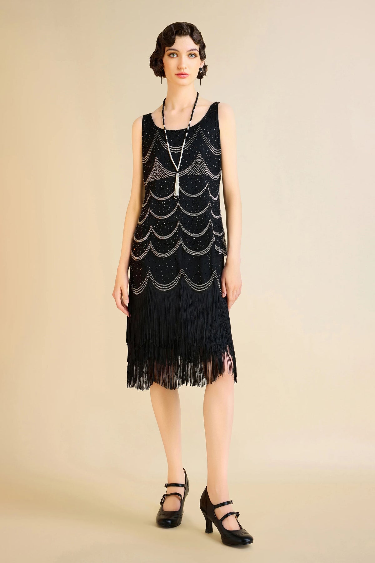 drop waist flapper dress BABEYOND Vintage Geometric H-line Dress, 1920s Jazz Dance Dress, Great Gatsby Party Dress, Black, Size 8 BHLDN Satin Corset Mini distinguished by its light collection:groundhog-day Color:Candy