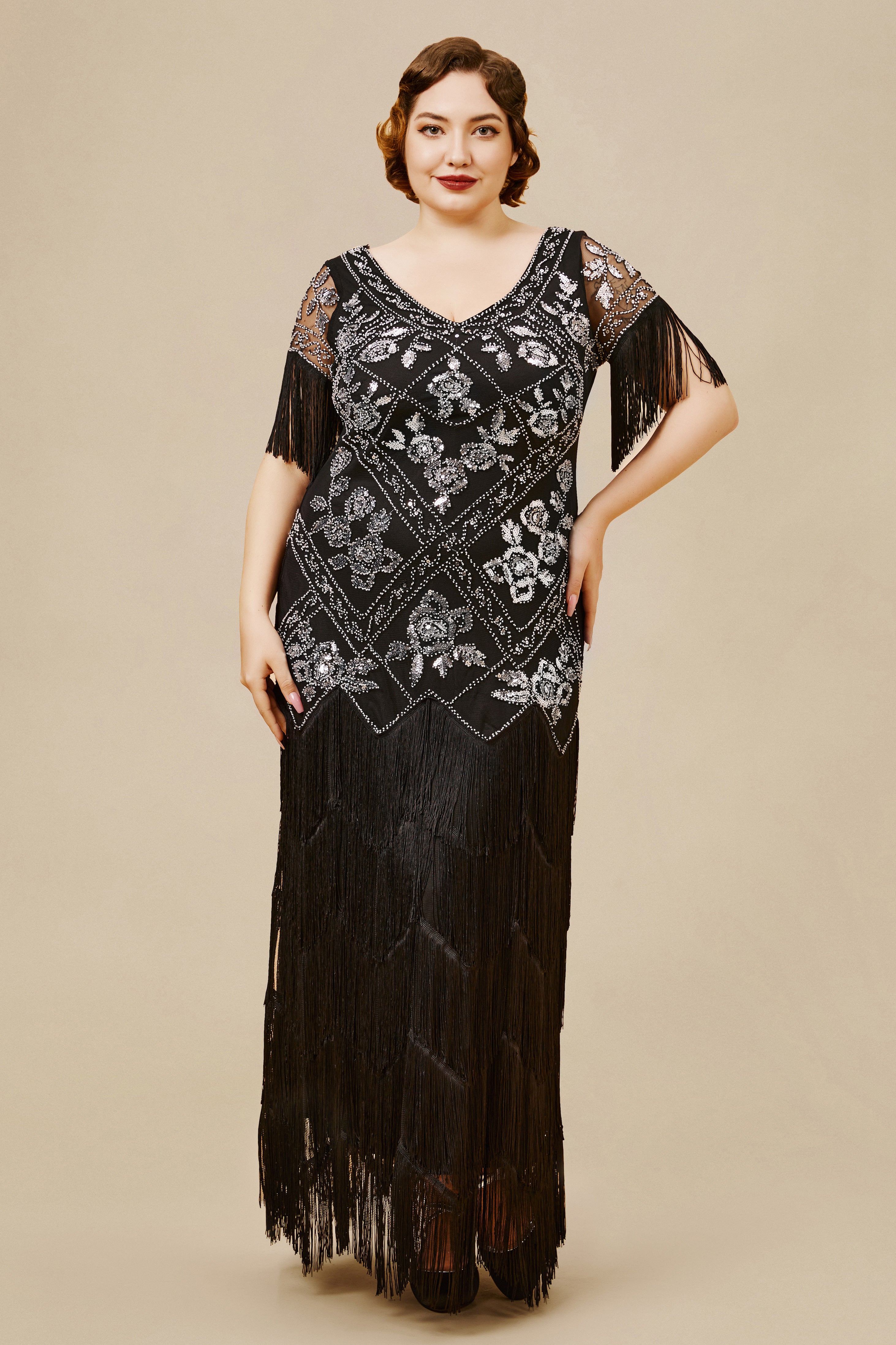 Plus size 1920's clothing best sale