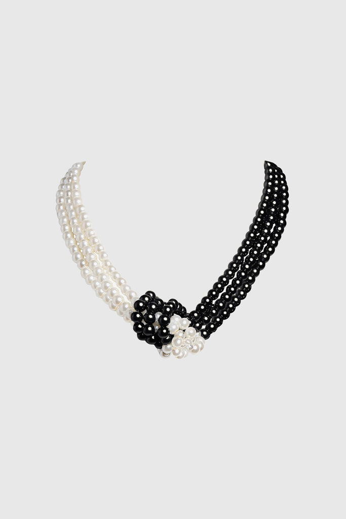 1920s Unique Gatsby Knotted Pearl Necklace - BABEYOND