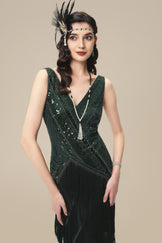 Shop 1920s Dresses - Multi-Layered Fringe Flapper Dress | BABEYOND