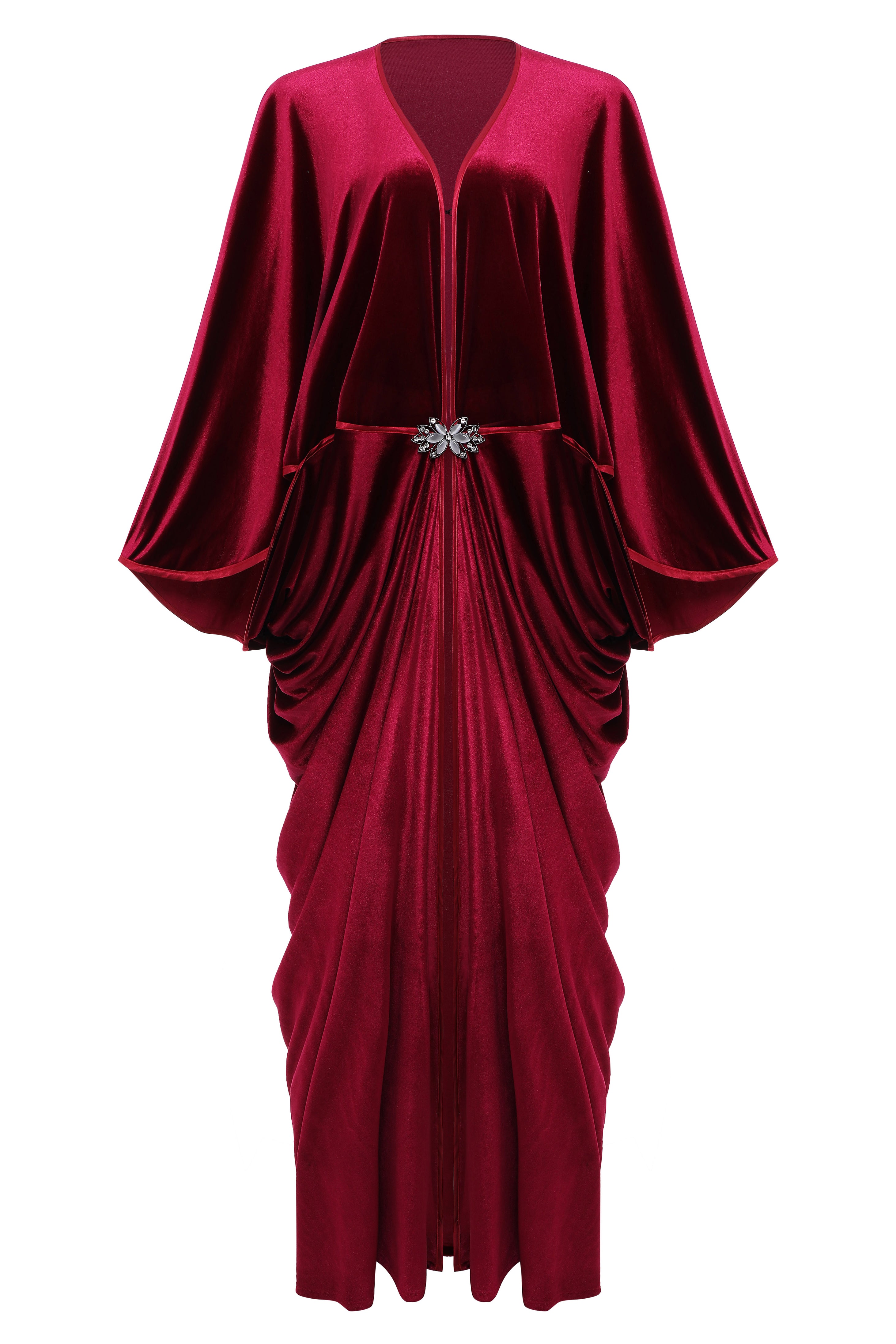 Shop 1920s Dresses - Batwing Sleeve Art Deco Robe Dress | BABEYOND