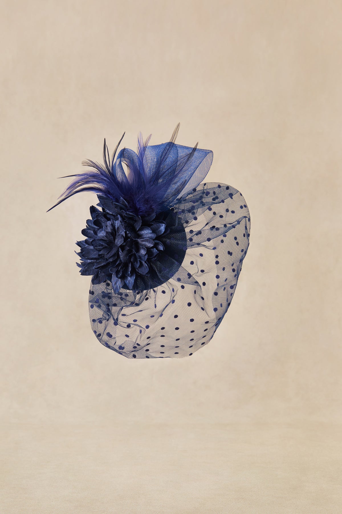 Shop Fascinator Hat - Floral Feather Veil Fascinator | BABEYOND