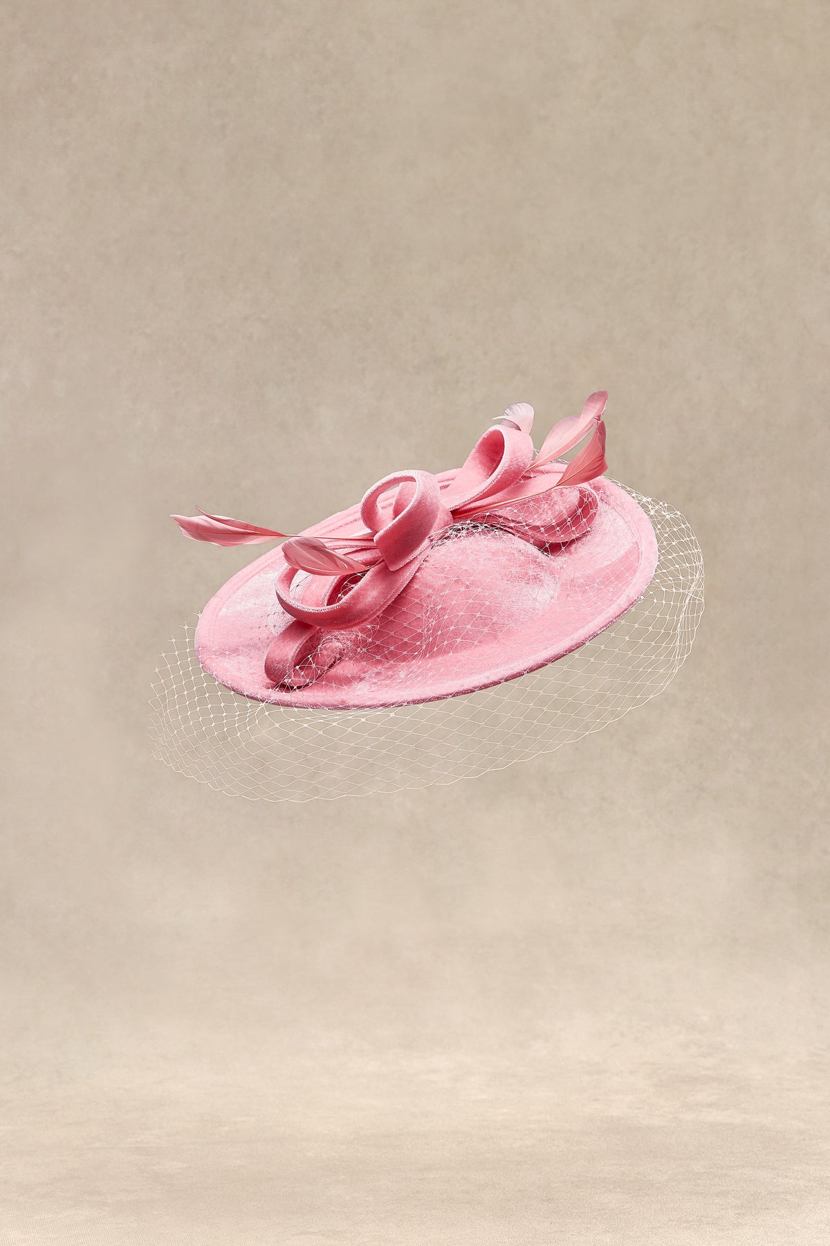 Vintage 1930s Flapper Pink Velvet Bows Fascinator Cocktail Evening Hat Shop Fascinator Hat - Retro Tea Party Fascinator | BABEYOND main image 4