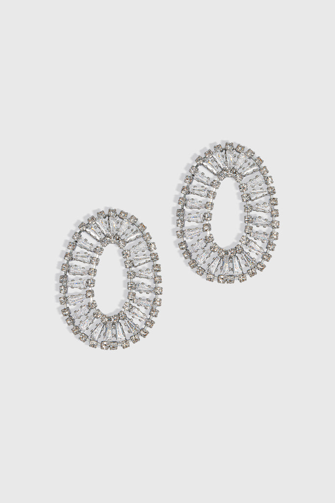 Stunning Art Deco Crystal Studded Earrings - BABEYOND
