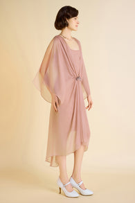 Batwing Sleeves Champagne Sequins 1920s Dress main image 1