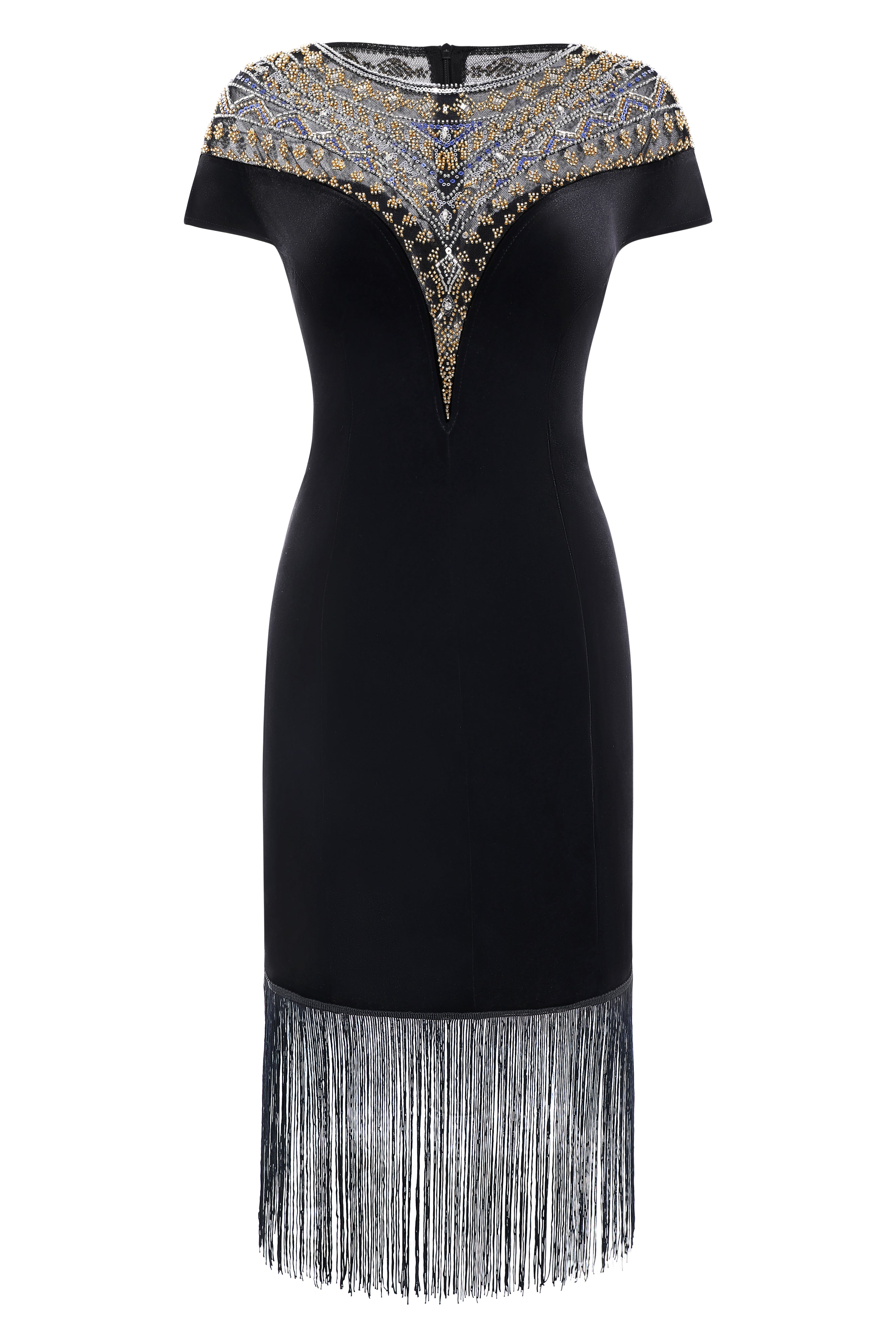 Shop Evening Gowns - Art Deco Fringed Dress| BABEYOND