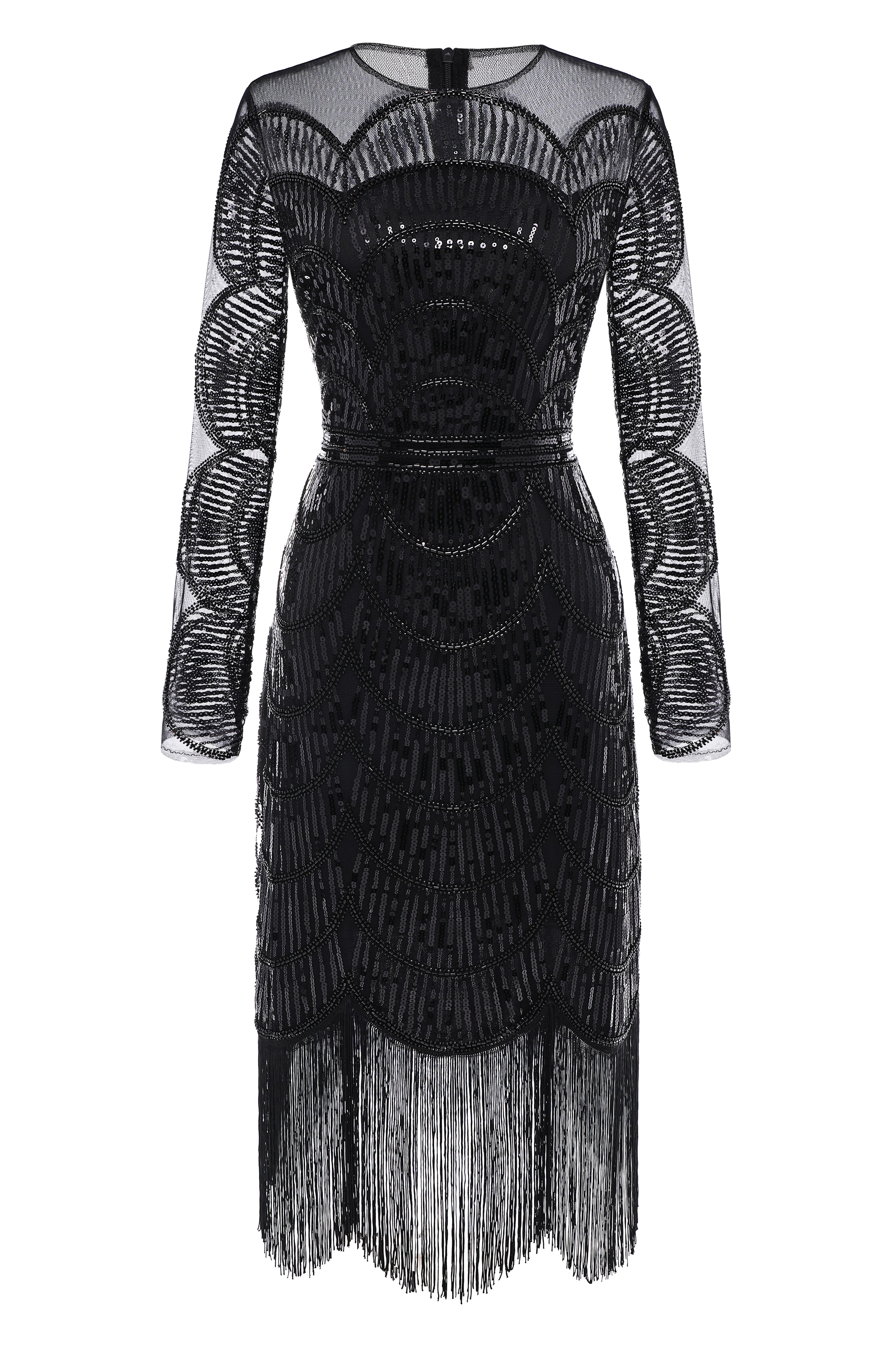 Shop 1920s Dresses - Art Deco Fringe Flapper Dress | BABEYOND