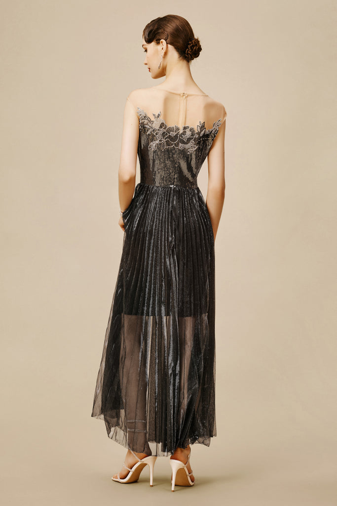The Story of an Awakening Sequins Pleating Flapper Dress - BABEYOND