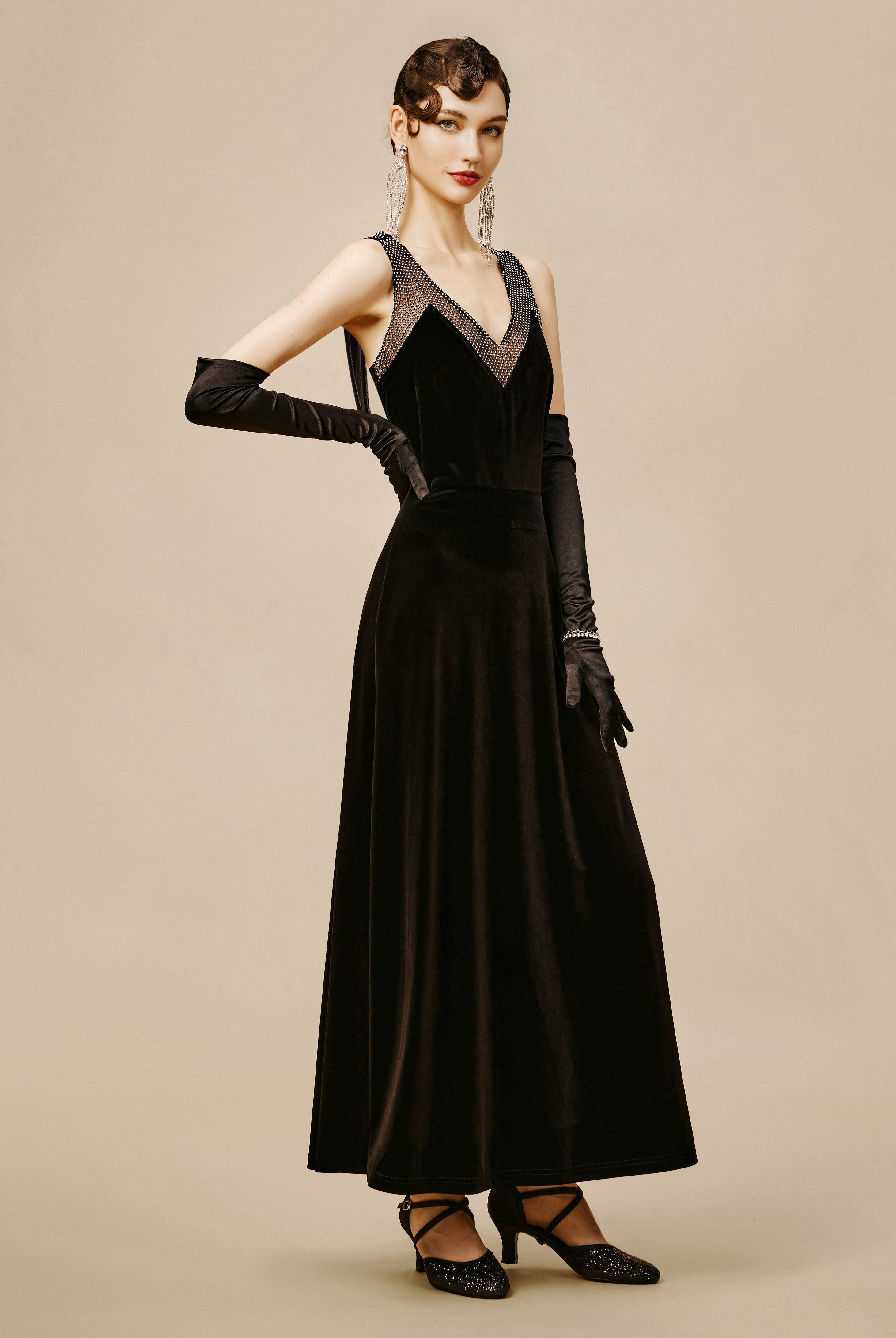 Wedding 20's Inspired Prom Dresses Champagne Gatsby Style