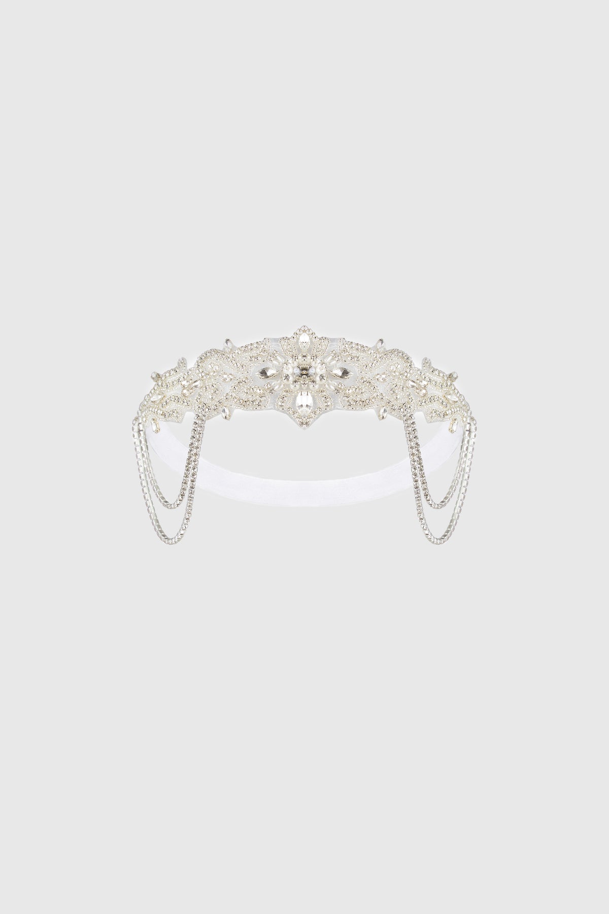 Shop 1920s Headpieces - Beaded Dangle Headband | BABEYOND display picture 2