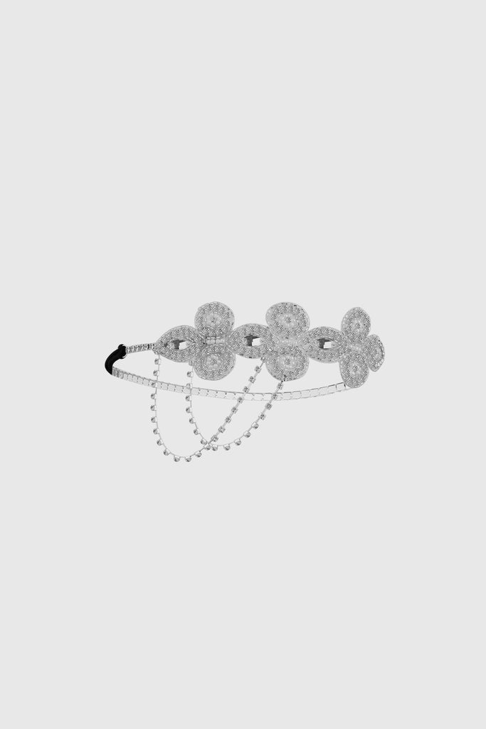 Sparkle Rhinestone Chain Floral Circlet - BABEYOND
