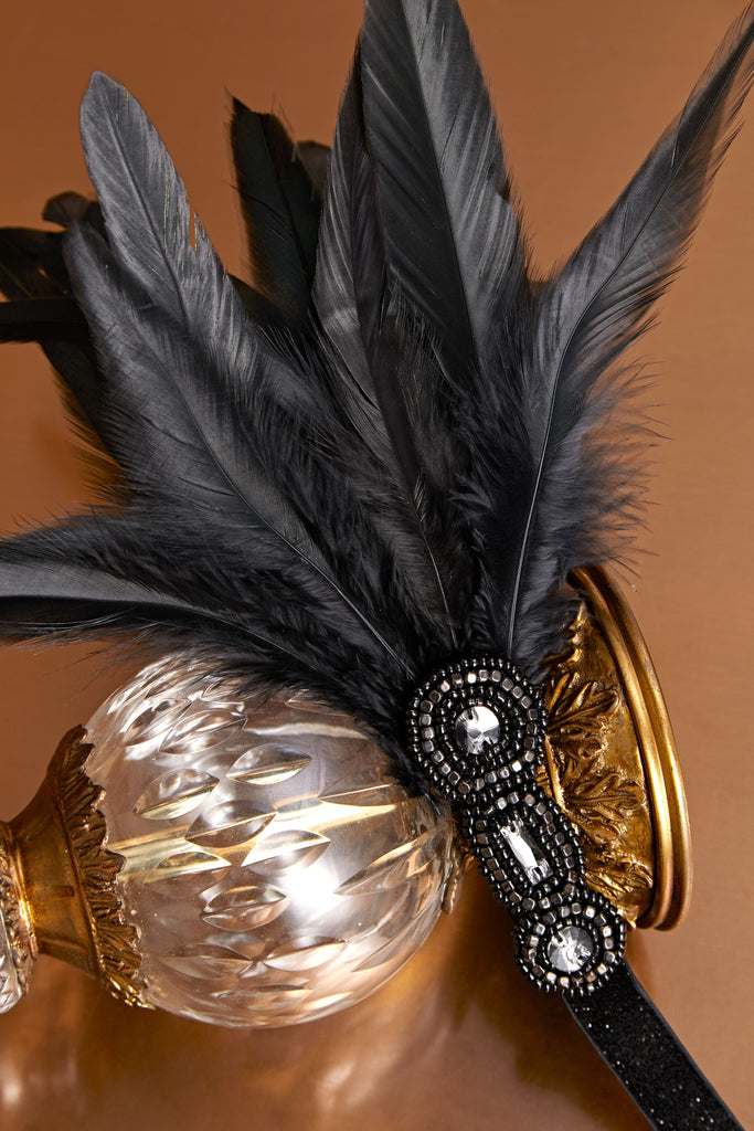 Embellished Shimmer Headdress - BABEYOND