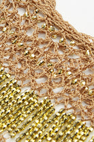 1920s Beaded Gatsby Bolero Shawl | Gold | 2