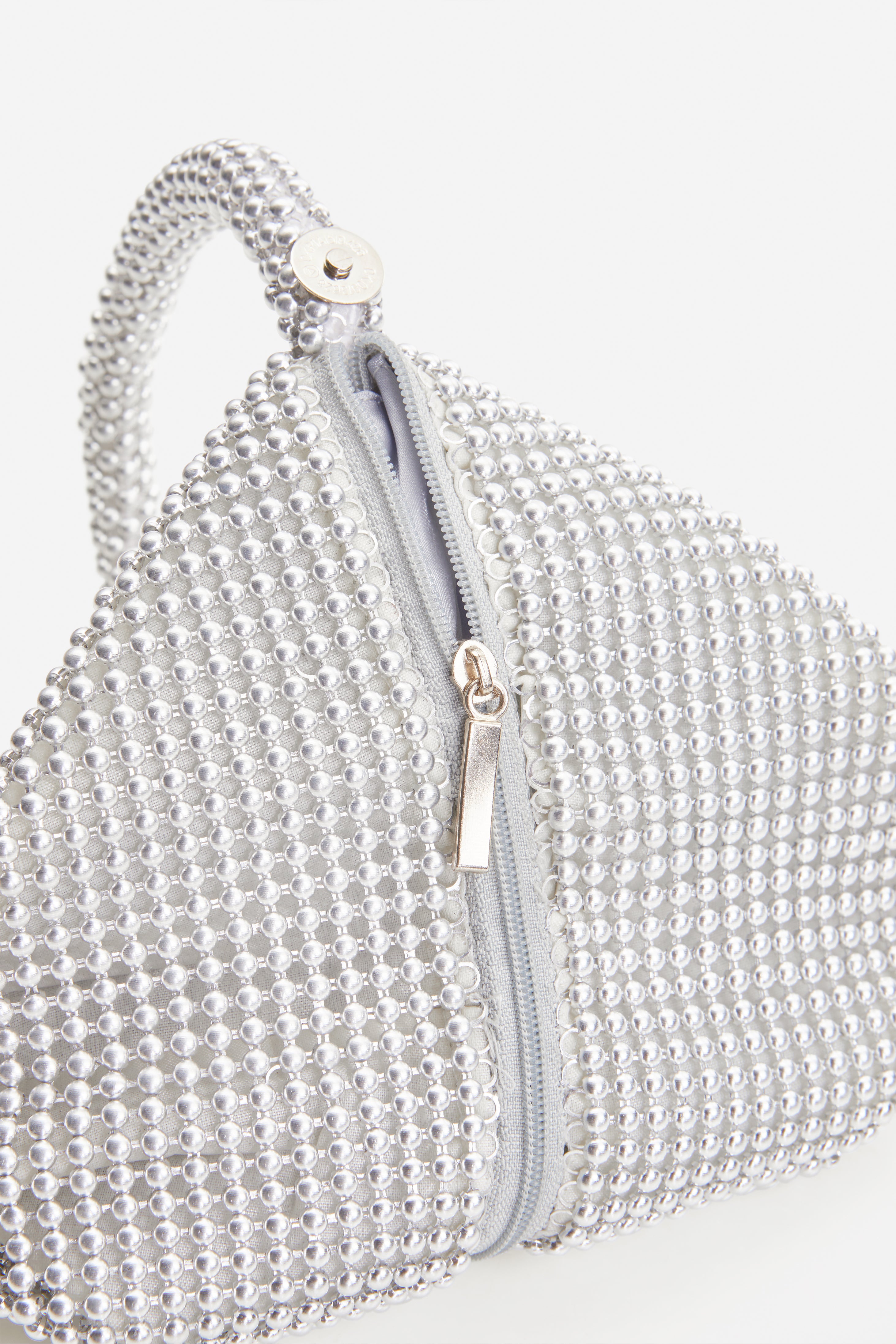 Sparkling Crystal Evening Clutch | Silver | 2