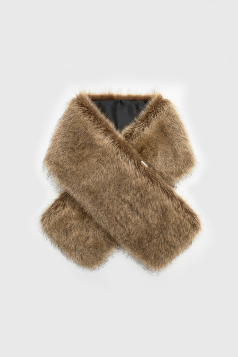 1920s Faux Fur Shoulder Collar Wrap
