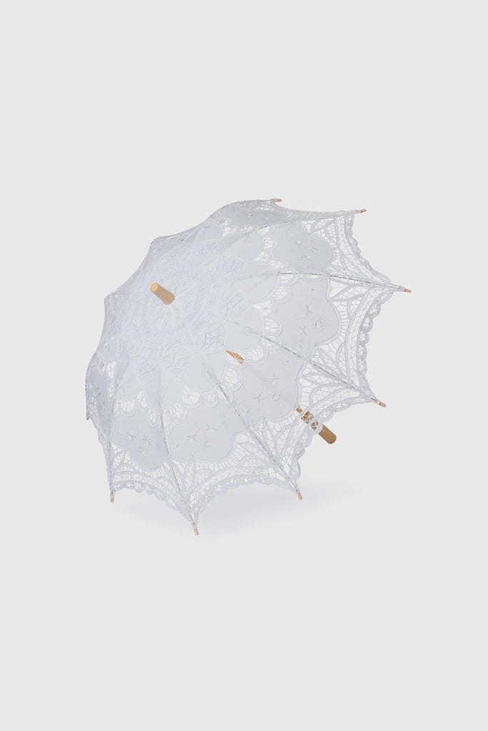 1920s Vintage Lace Umbrella Parasol - BABEYOND