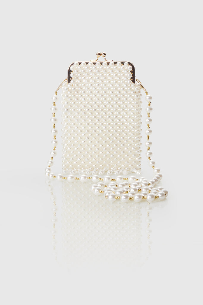 Unique Color-Blocked Pearl Tassel Necklace - BABEYOND
