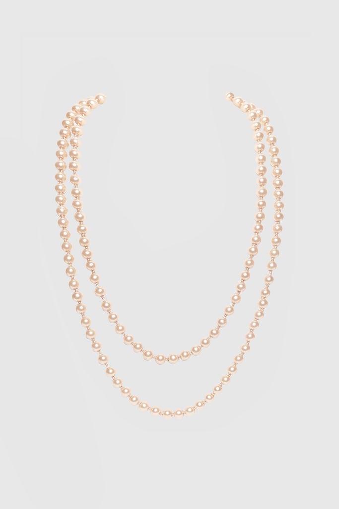 Pure Double Strand Long Necklace - BABEYOND