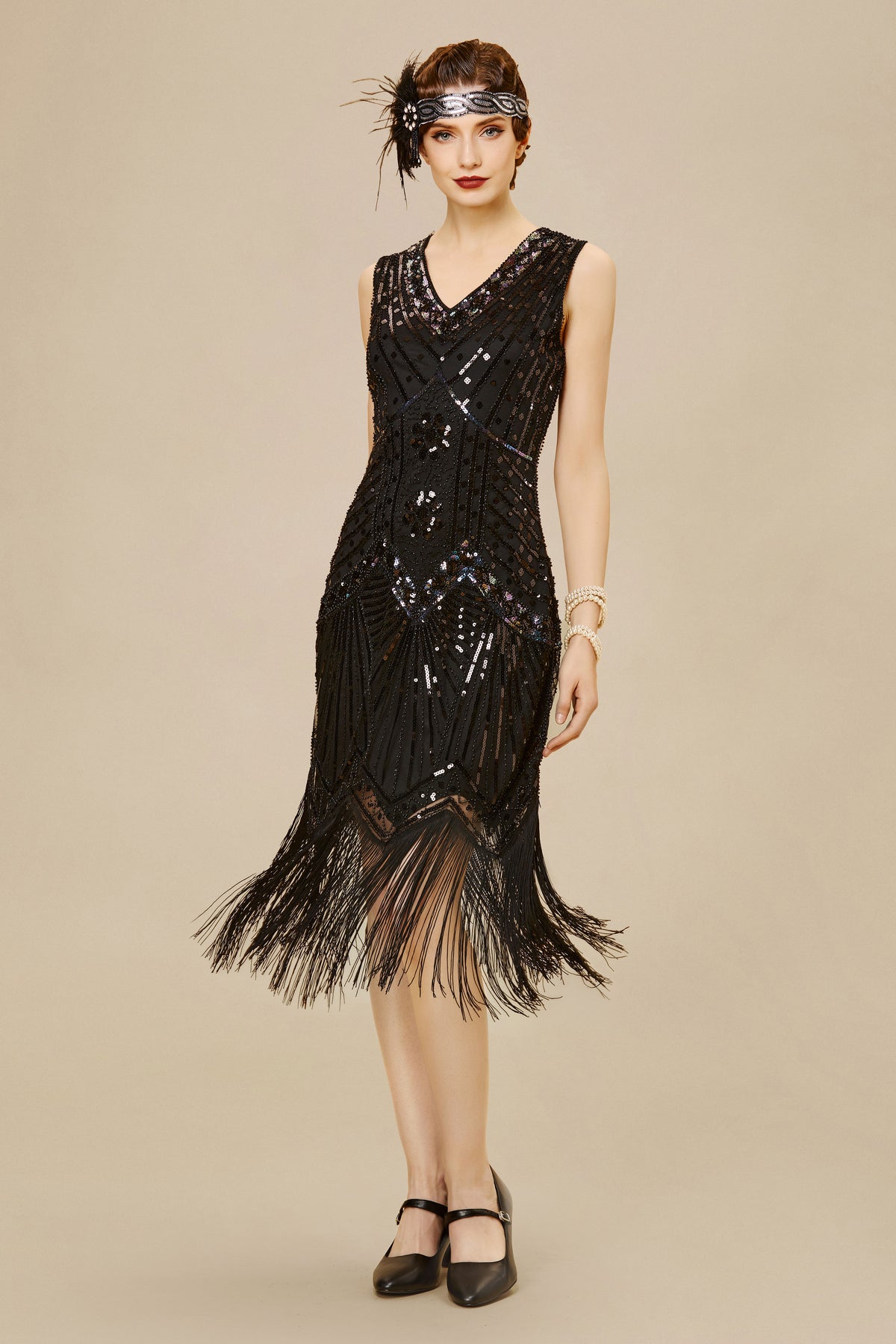 20s dress vintage BABEYOND 1920s Women's Fashion Sequin Fringe Flapper Dresses, Gorgeous Charleston Dance Dress, Dark Red / Black, Size L Roaring 20s The pointed empire waist Colour:Smoky-Blue Maurices | Dresses | SS2605