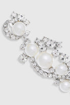 Art Deco Pearl Crystal Earrings | Silver | 2