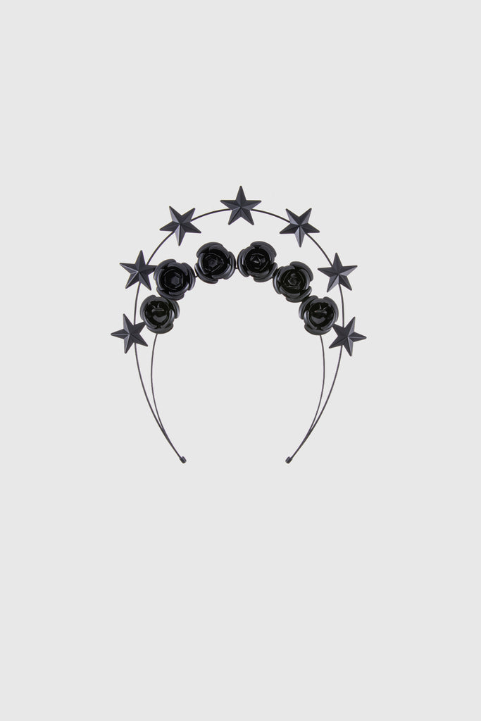Double Layer Star Floral Goddess Headband - BABEYOND