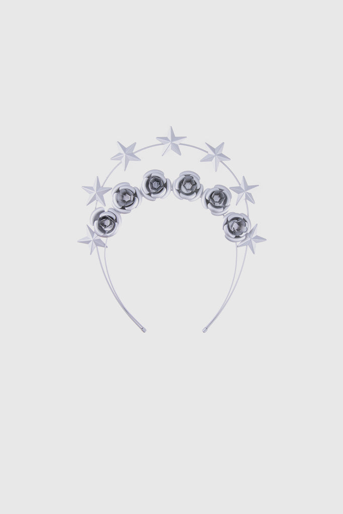 Double Layer Star Floral Goddess Headband - BABEYOND