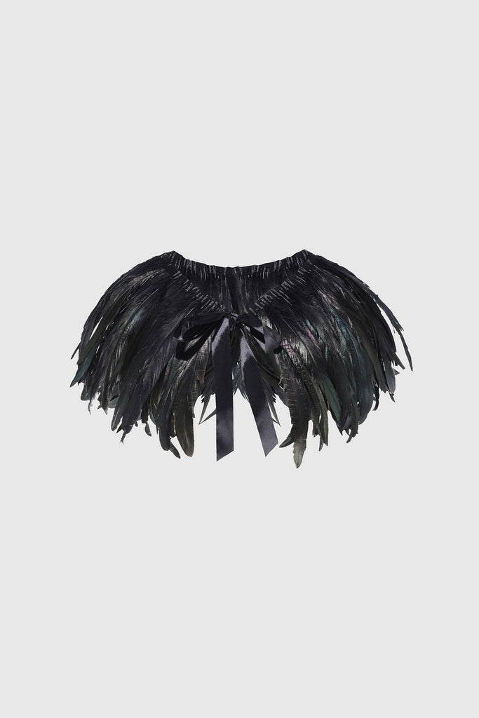 Retro 1920s Stunning Feather Shawl - BABEYOND