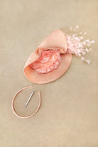 Embellished Floral Tea Party Fascinator | Champagnepink | 2