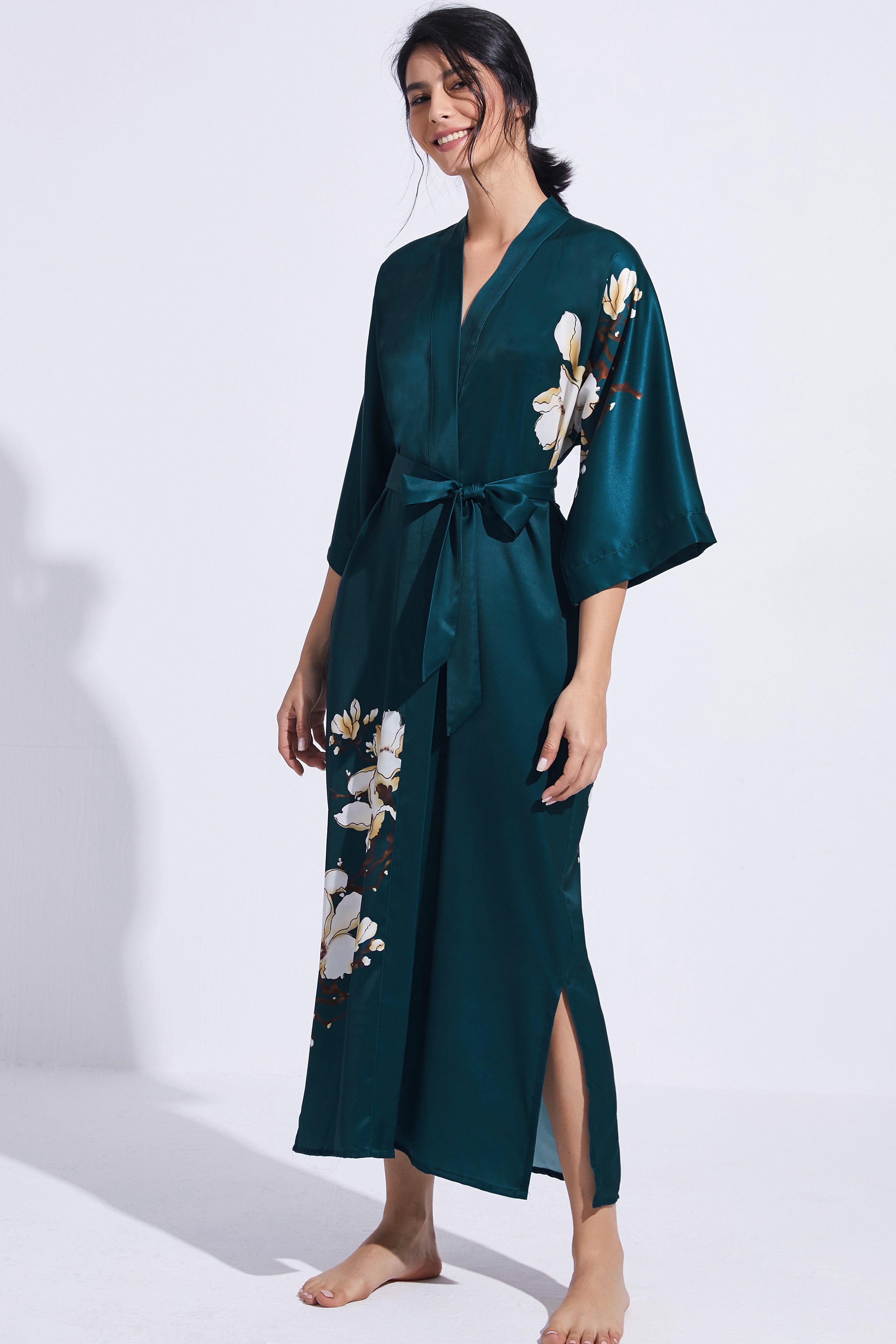 Kapok Blossom Kimono Robe | 2