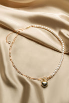 Heart-Shaped Pendant Pearl Necklace | Style 2 | 2