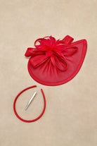 Tea Party Cocktail Fascinator | Red | 2