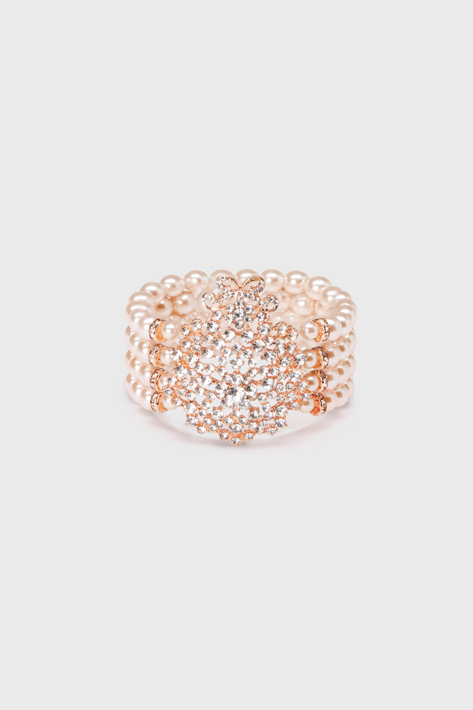 Luxury Multi-layered Elastic Pearl Bracelet - BABEYOND