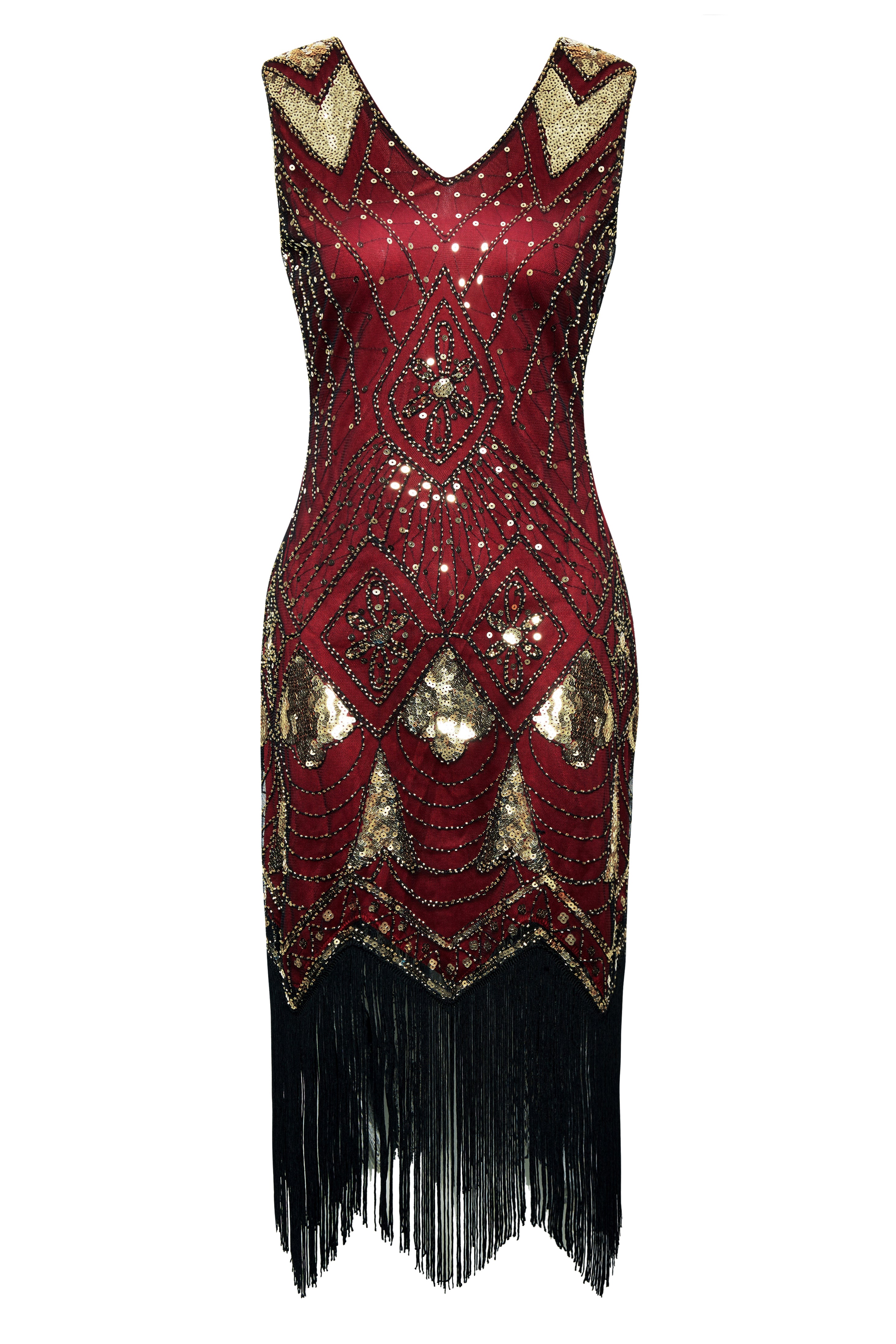Shop 1920s Dresses - Sequin Beaded Bodycon Dress | BABEYOND