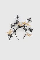 Whimsical Soaring Mesh Butterfly Headband | Goldblack | 1